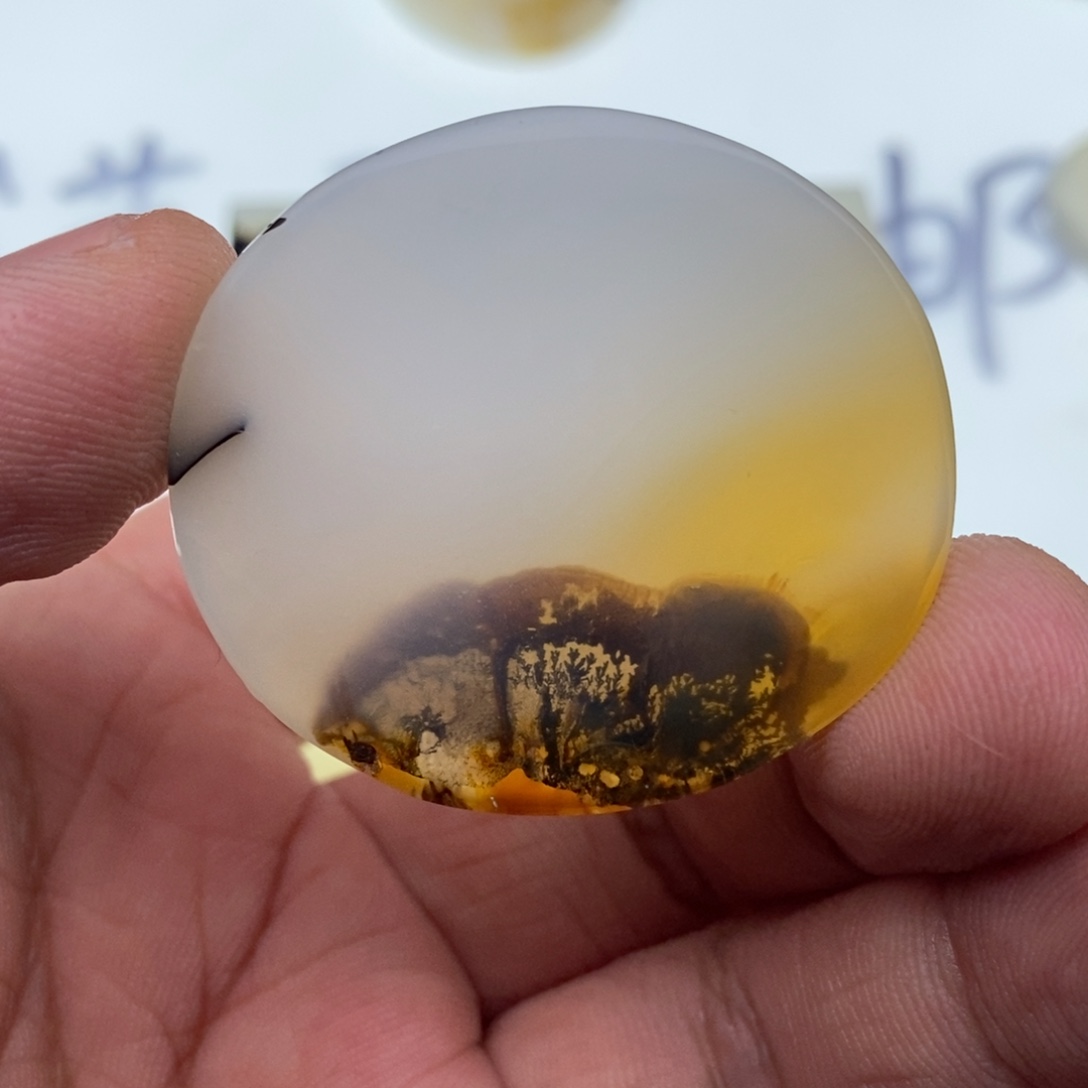 玛瑙/玉髓牌子足银镀金镶嵌