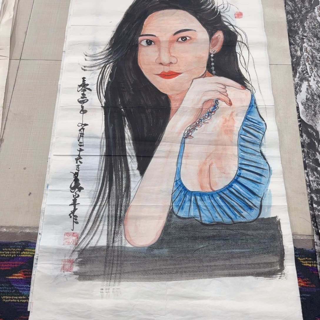 国画国画作品吴小平老师作品刘