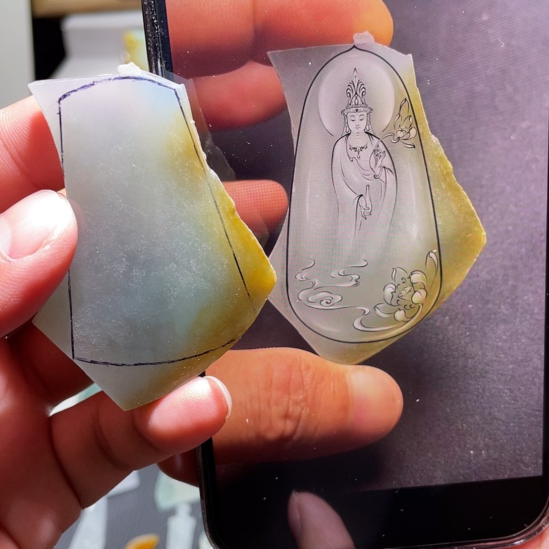 未镶嵌定制翡翠包工