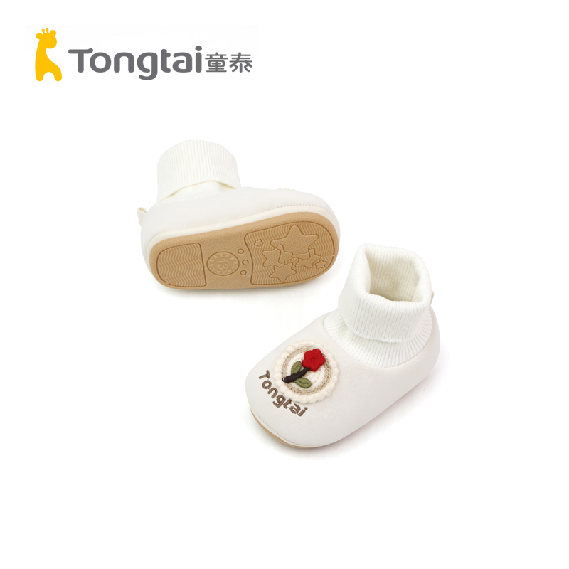 Tongtai/童泰秋季婴儿步前鞋软底宝宝袜鞋0-1周岁T5303-50
