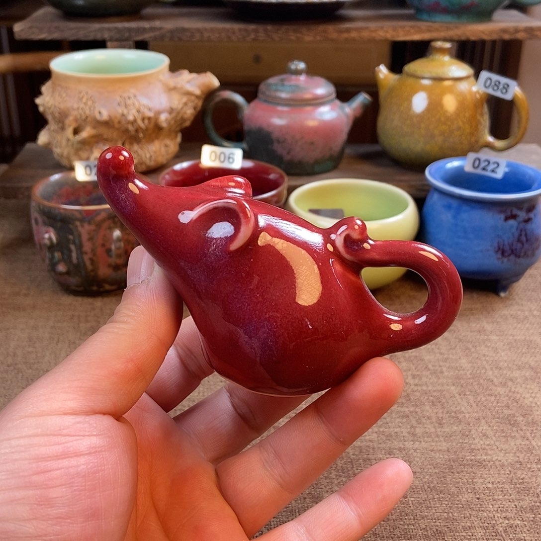 瓷片钧瓷钧瓷摆件