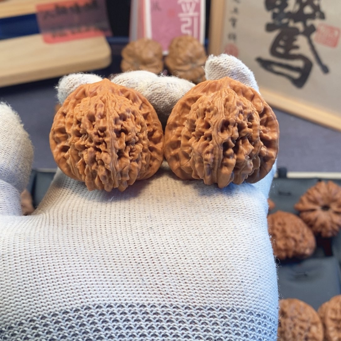 文玩核桃把件43尺挂月峰四座楼s433