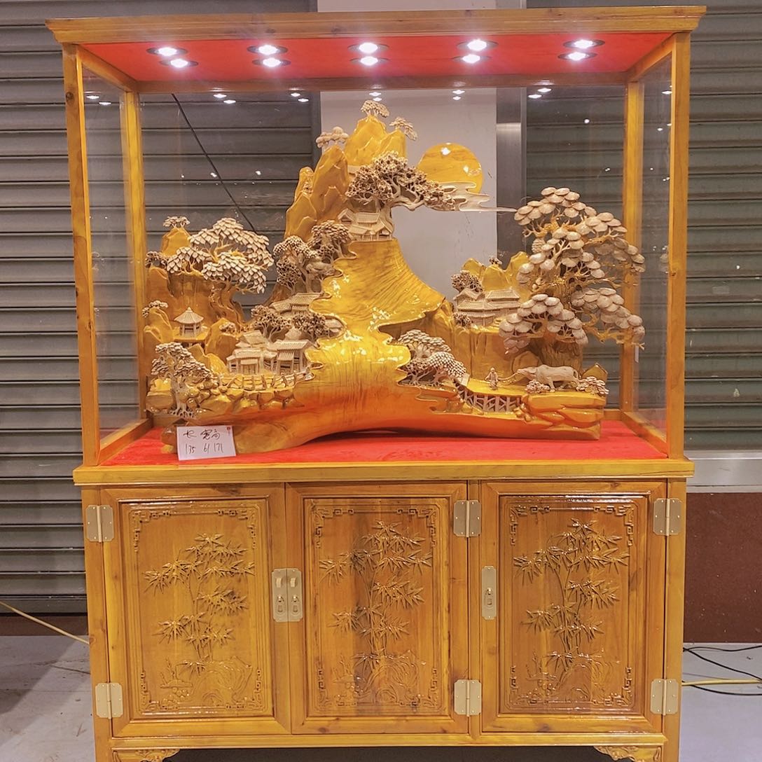 金丝楠老****6金丝楠小叶桢楠摆件