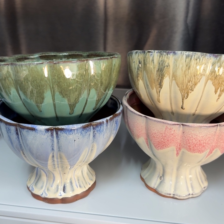 紫砂花盆口15高12，111111