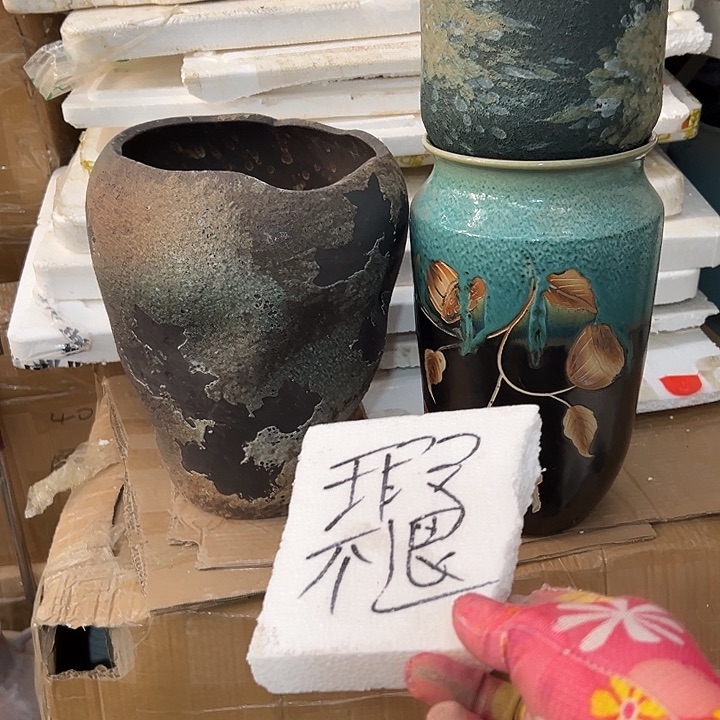 浅*景德镇精品花盆栽适合盆