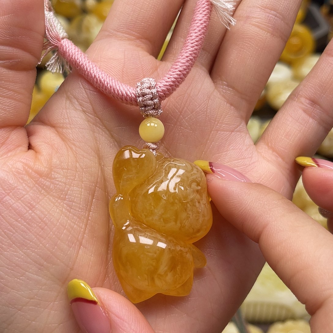 未镶嵌蜜蜡裸石蜜蜡