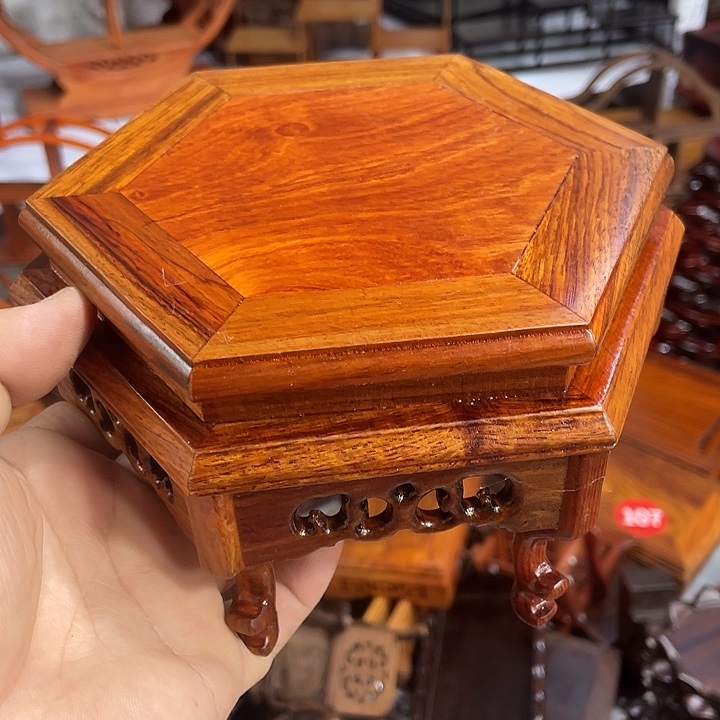 香榧木红木底座工艺品