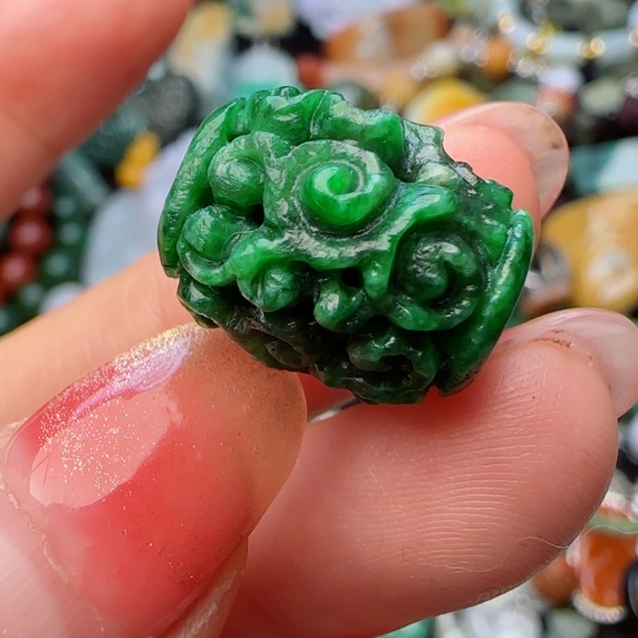 翡翠颈饰未镶嵌芳*天然A货