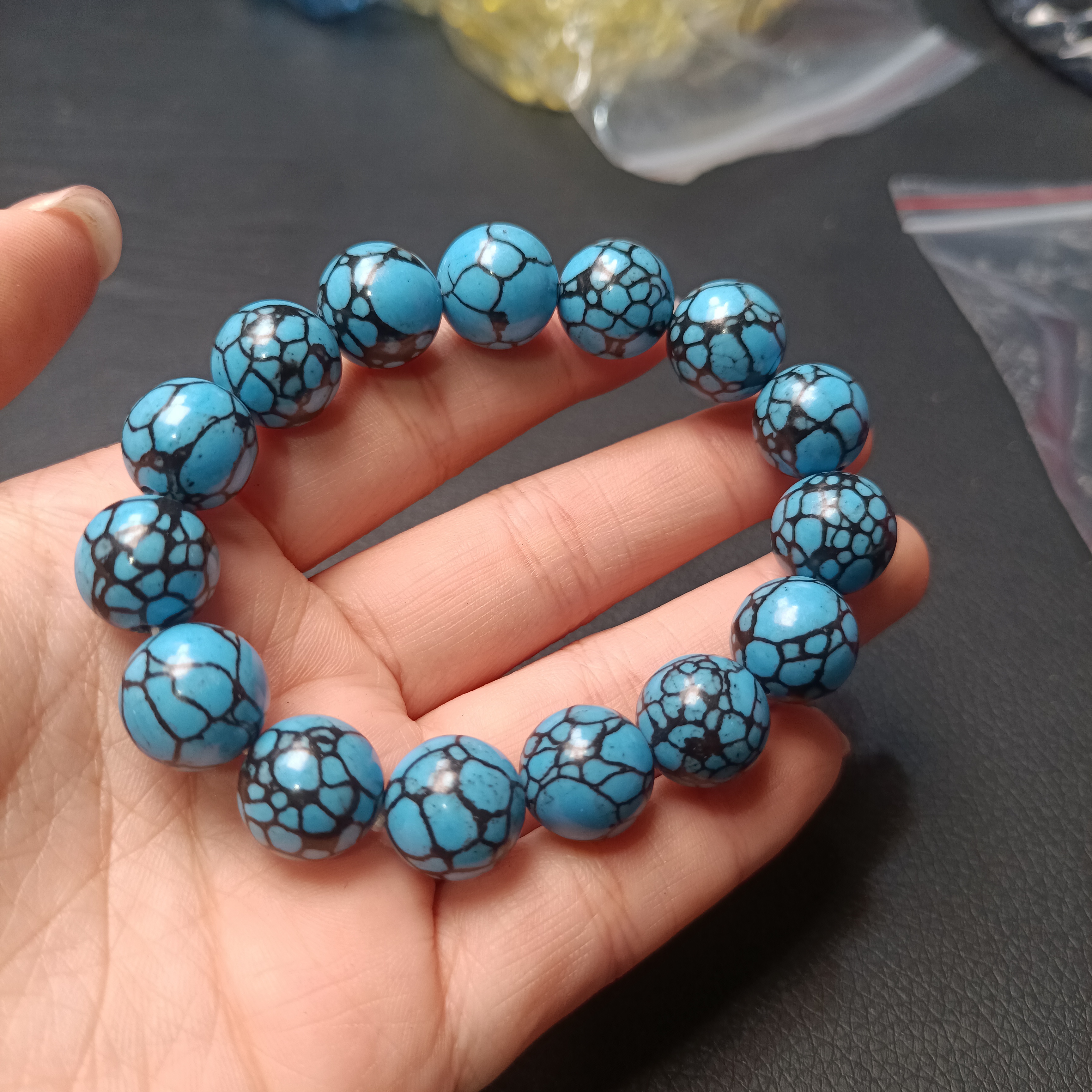 B 126 卡14 蓝铁线松手串