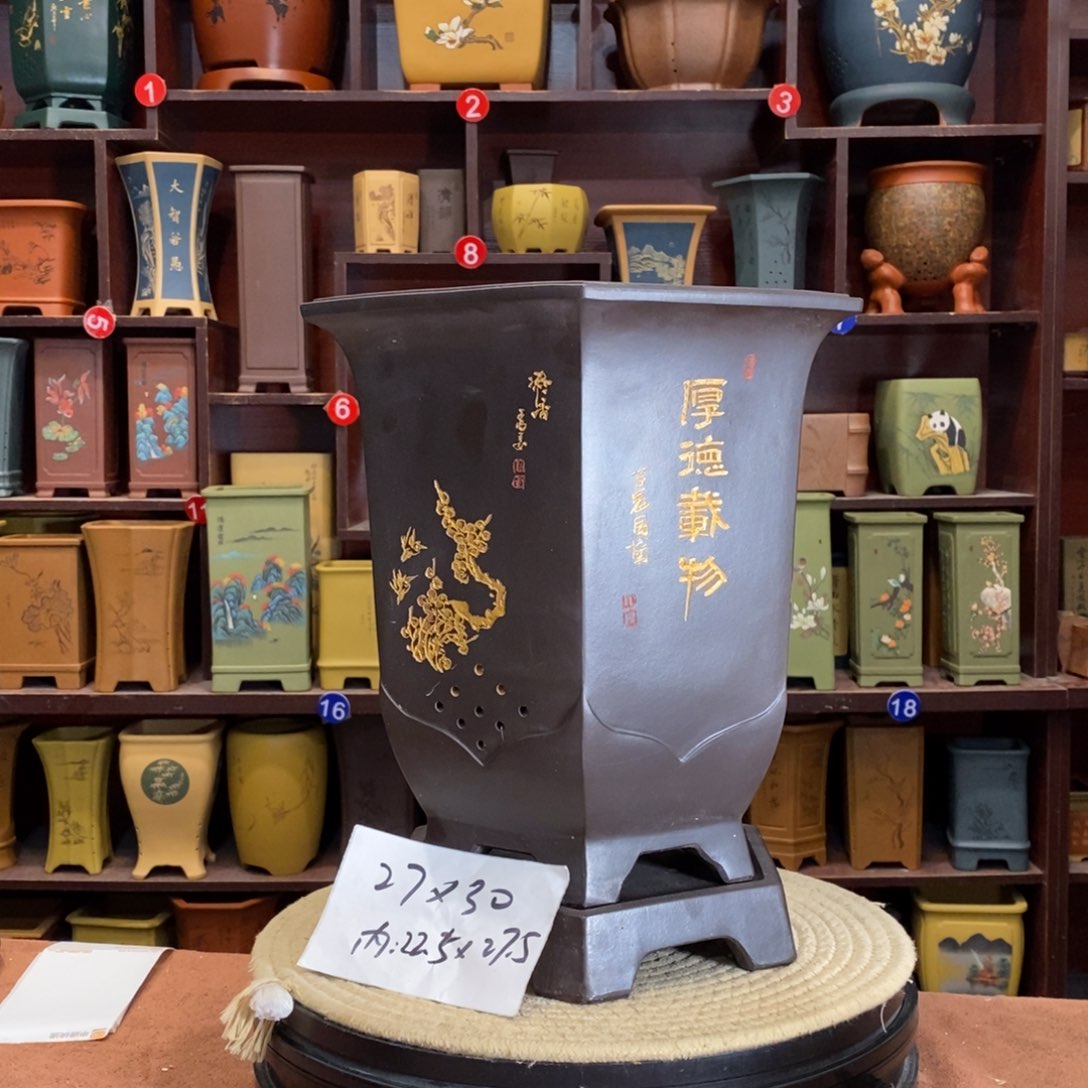 紫砂花盆紫砂艺术