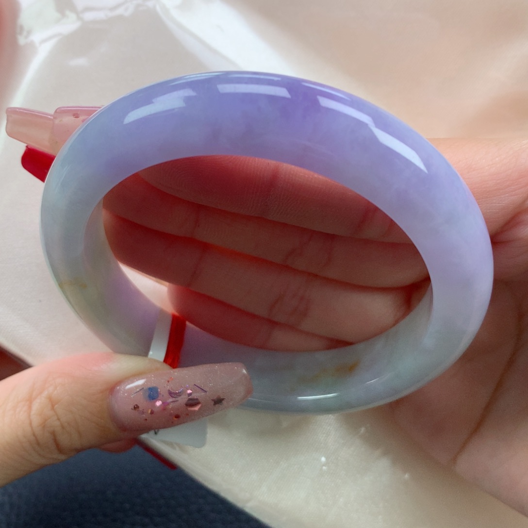 翡翠手镯未镶嵌58.7正圈