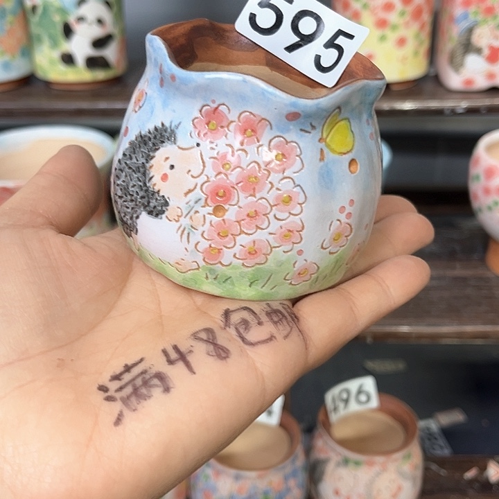 手工制作多肉花盆