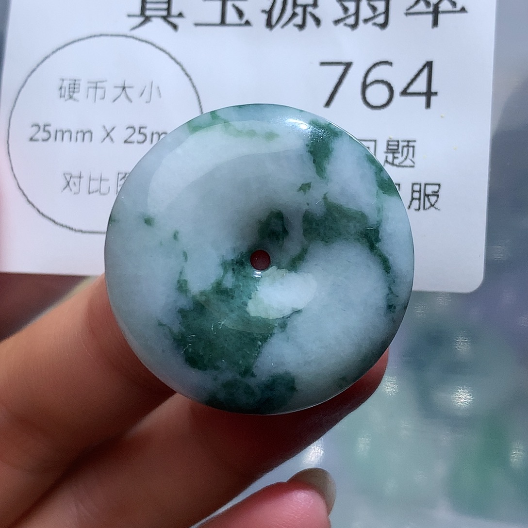 翡翠未镶嵌颈饰764