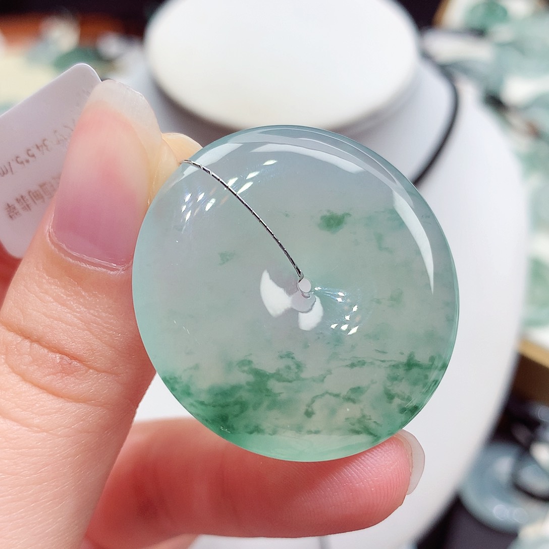 颈饰未镶嵌翡翠翡翠137，34.5/5.7