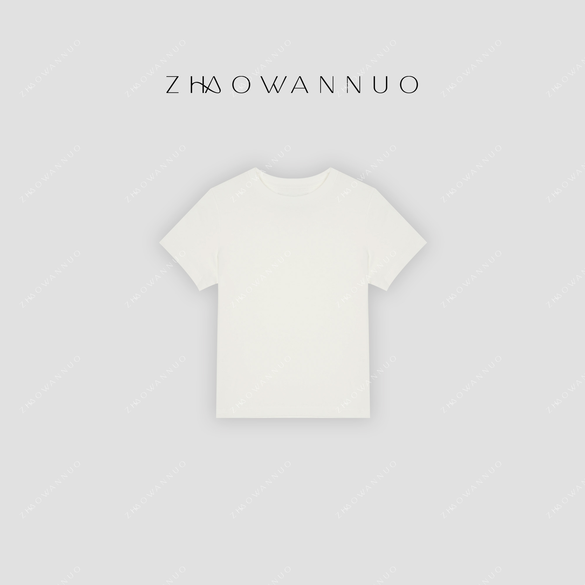 ZHAO WANNUO 丨Khai*e经典正肩定制面料短袖NC0758