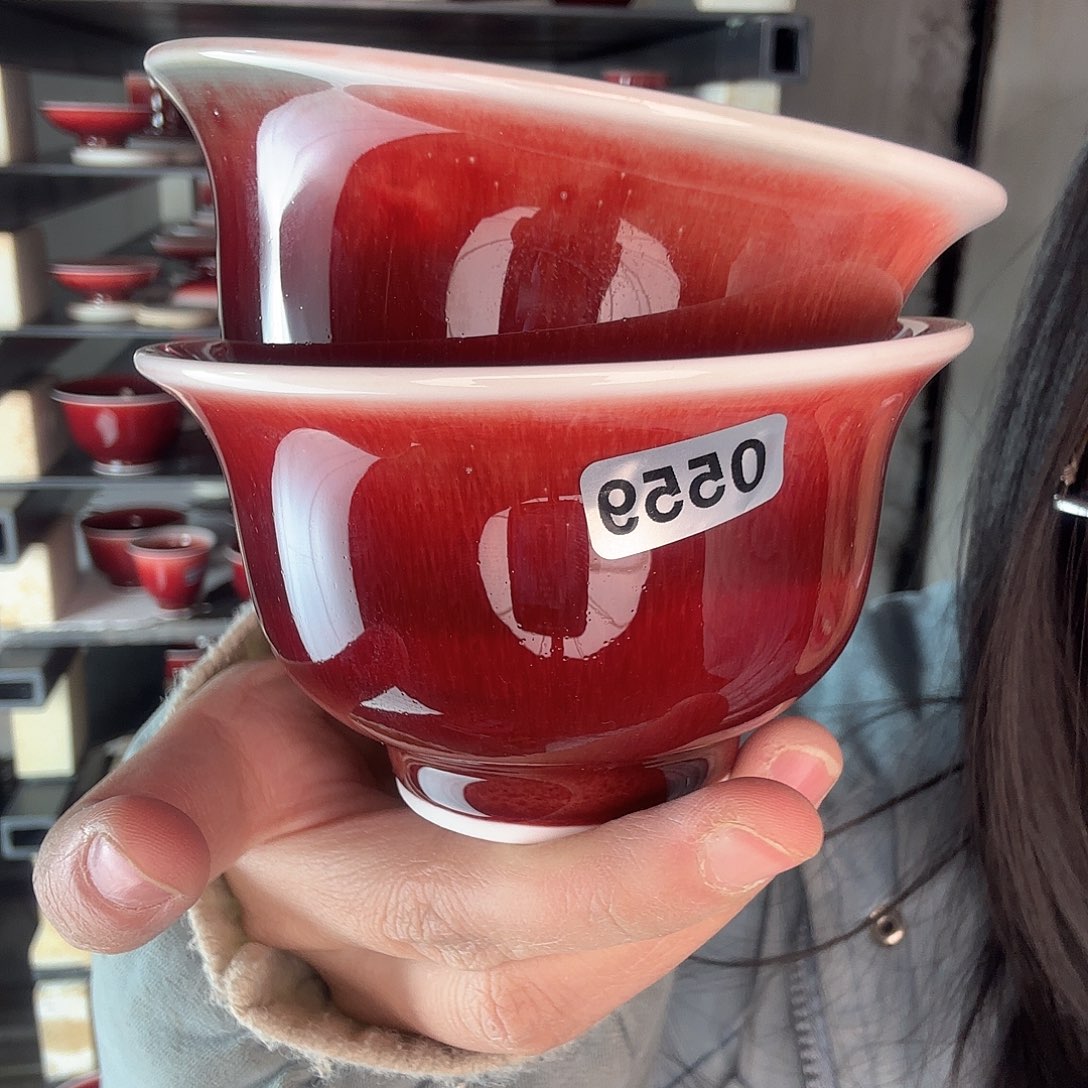 瓷片景德镇郎红陶瓷