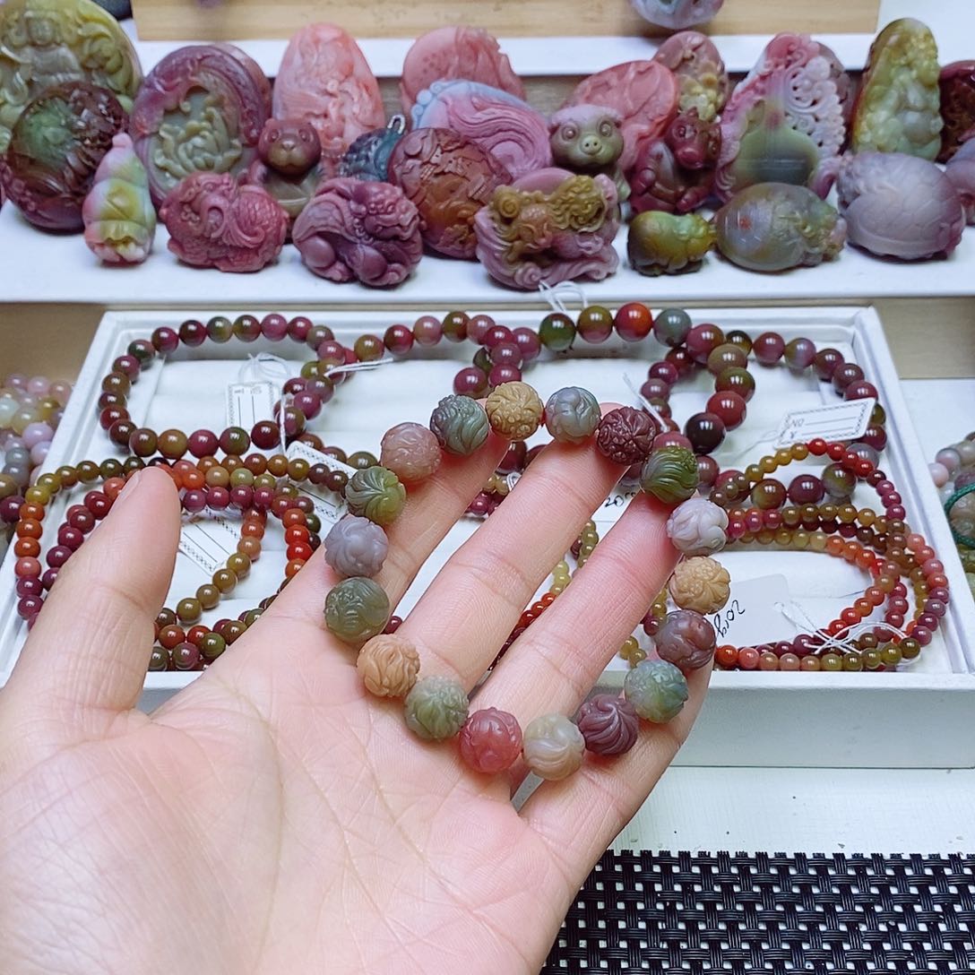 玛瑙/玉髓盐源玛瑙未镶嵌