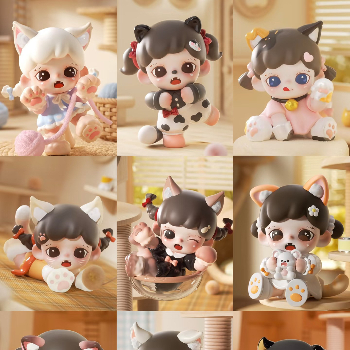 Zoraa猫颜社系列潮玩盲盒摆件