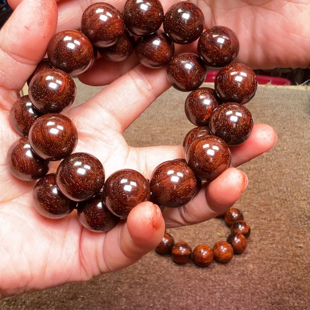 檀香紫檀（小叶紫檀）手串琴料1.8