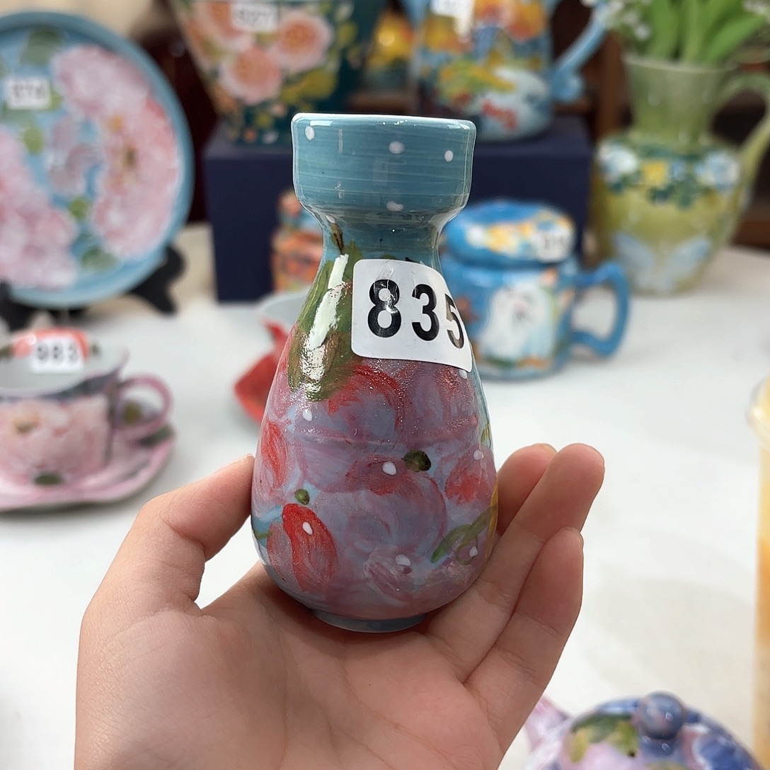 景德镇手绘高温釉下彩陶瓷茶具