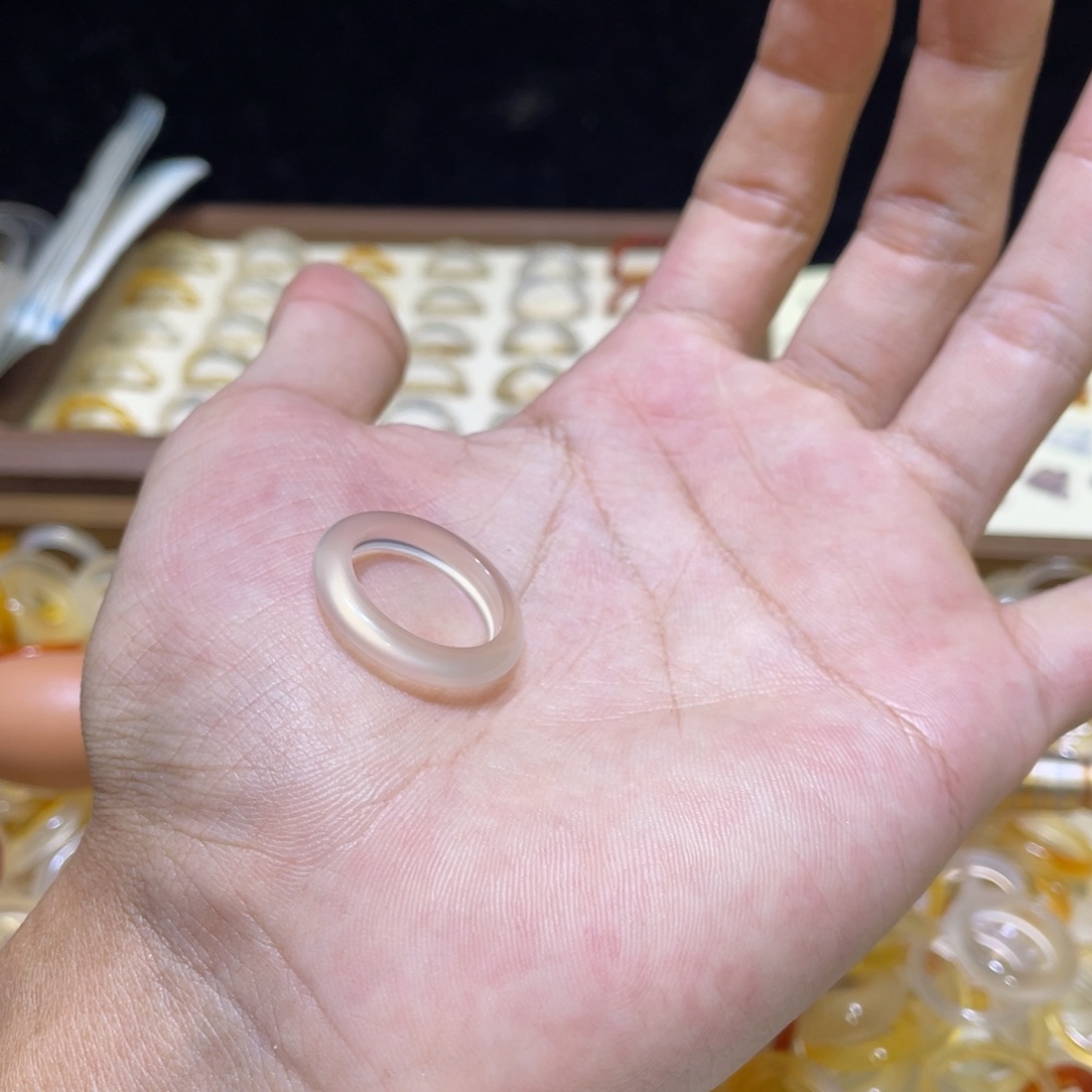 玛瑙/玉髓合金戒指27号港16