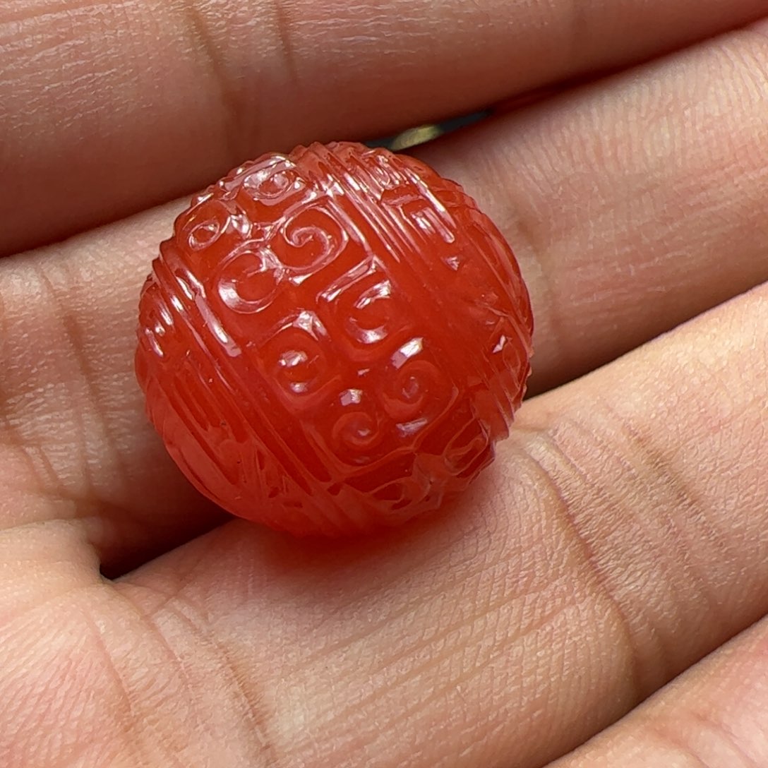 南红玛瑙珠子未镶嵌