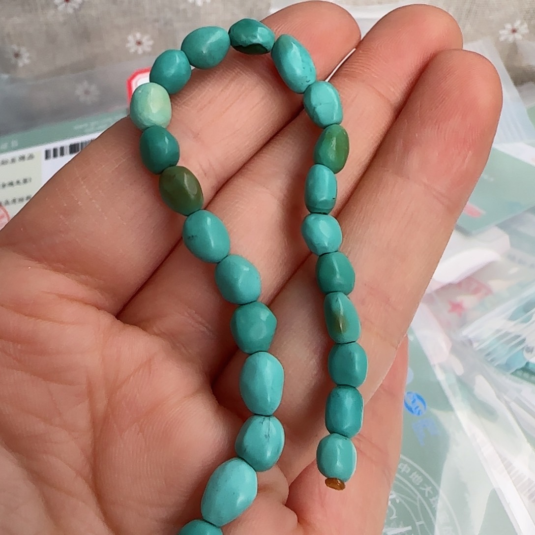 绿松石珠宝半成品未镶嵌