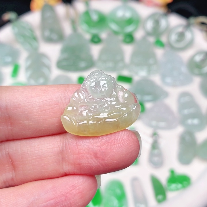 颈饰未镶嵌翡翠缅甸天然A货翡翠