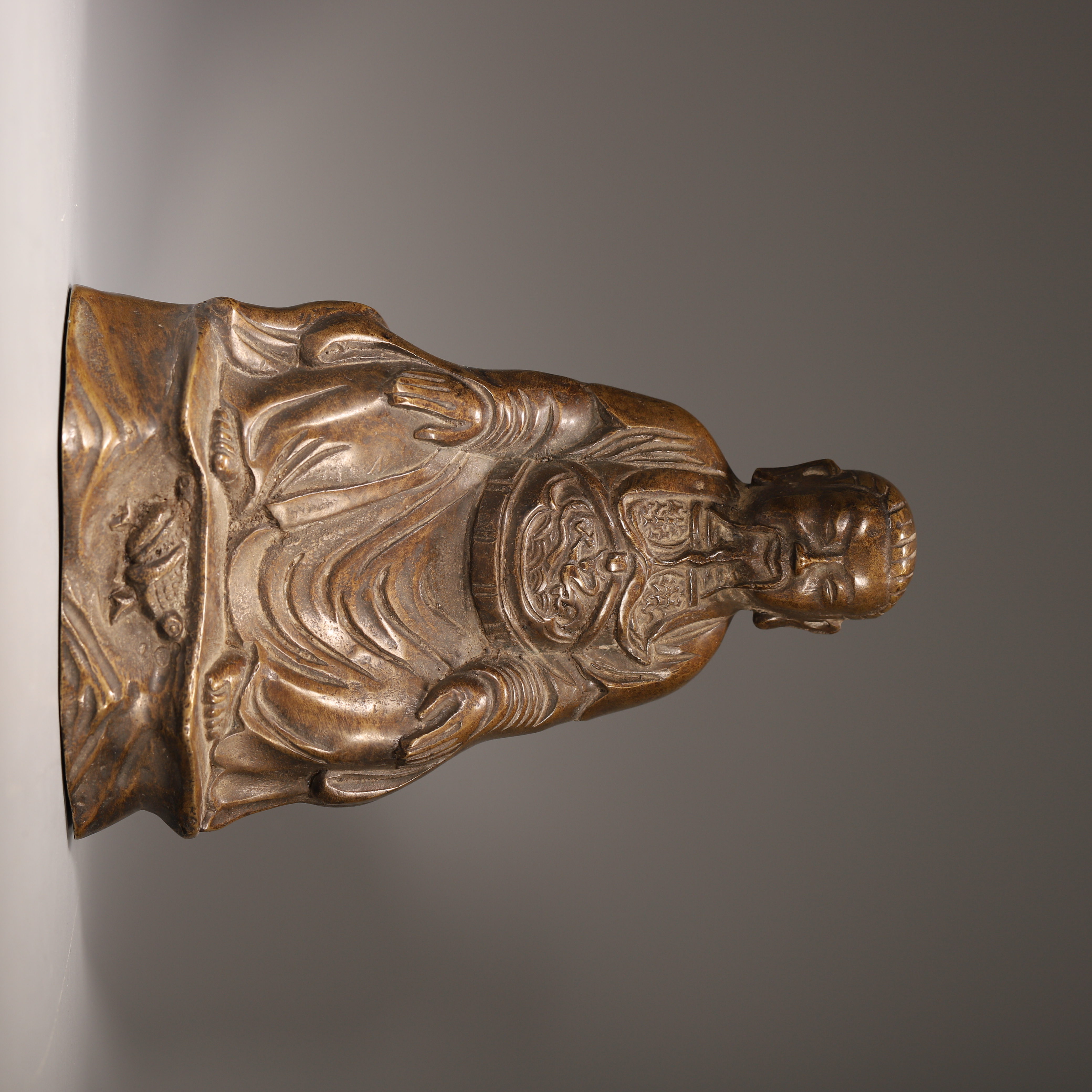 z510/清代 铜真武大帝坐像【华豫之门甄选】