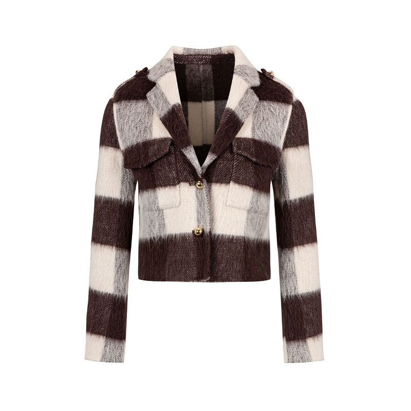 【诗语专属】商场同款新品冬季毛呢外套N2110B44777