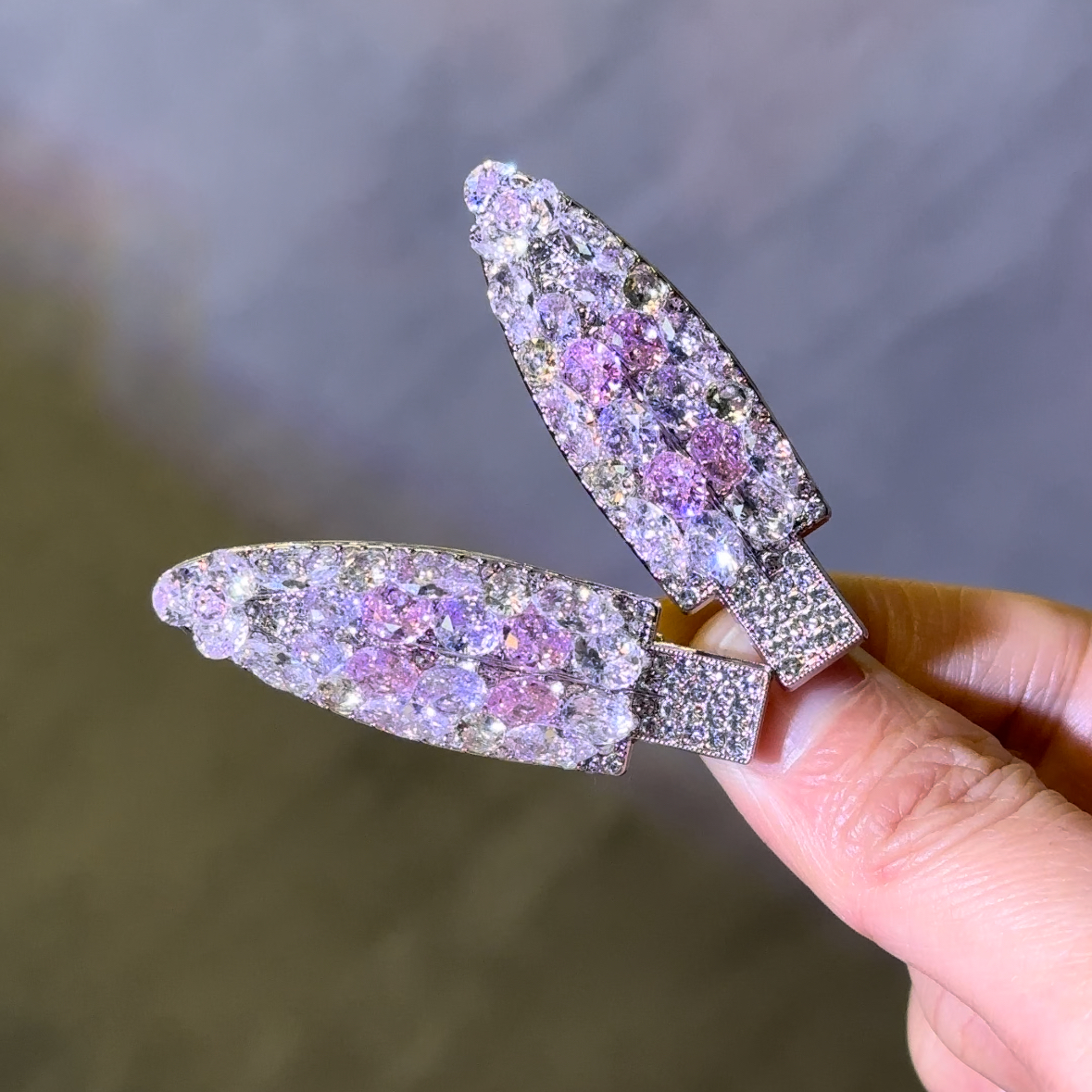 粉豆荚 鸭嘴夹 侧边夹