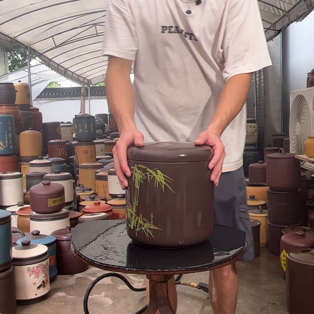 紫砂茶叶罐8 饼茶叶罐