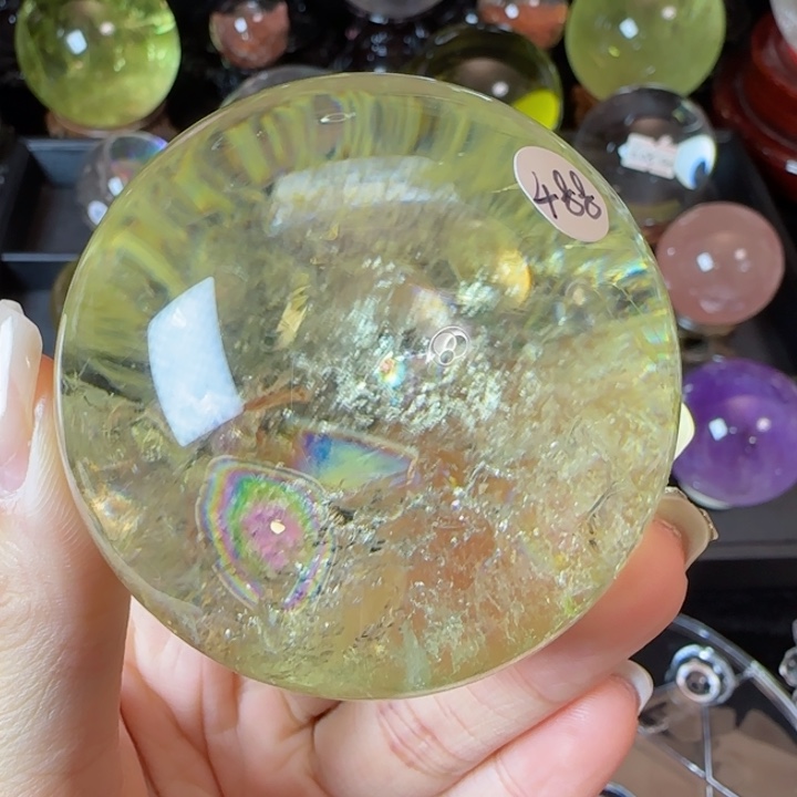 水晶天然水晶球S3未镶嵌天然6公分