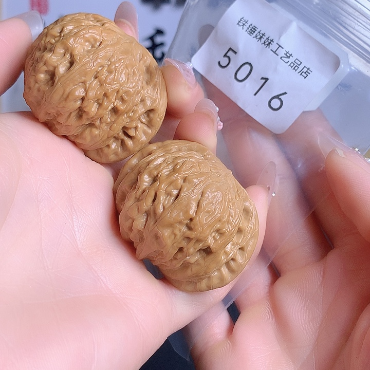 文玩核桃把件铁锤44➕微修