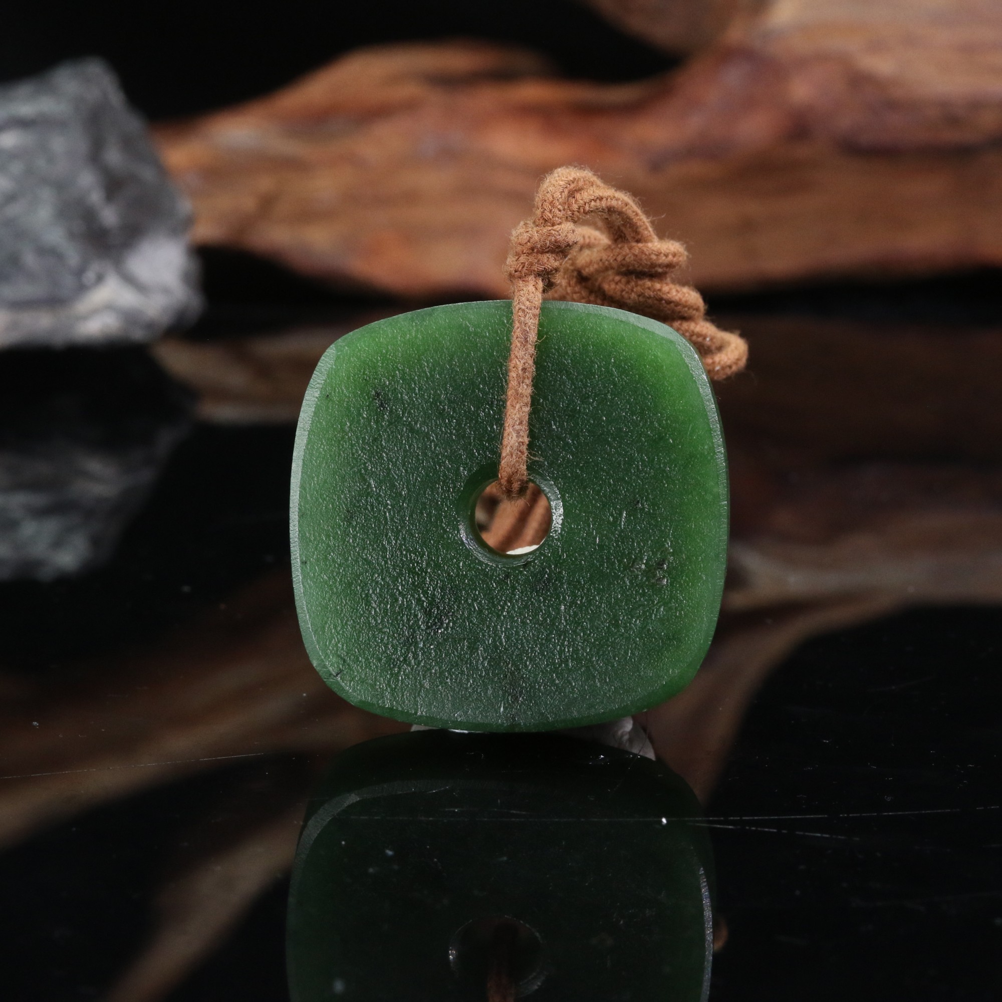 9和田玉碧玉平安扣/800436北京中保拍卖