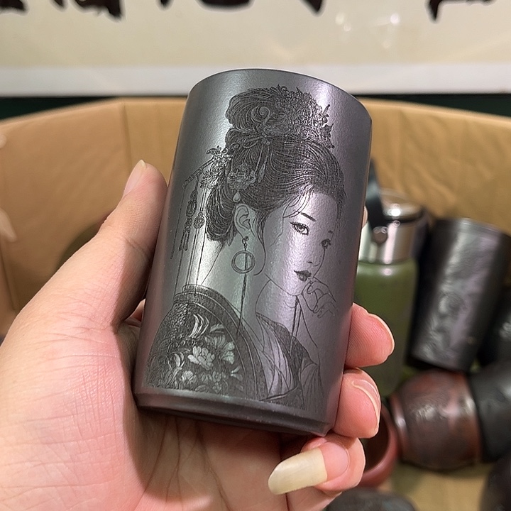 茶杯紫砂全手工紫砂主人杯