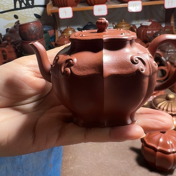 恒***创茶壶紫砂锦绣如意160 c c