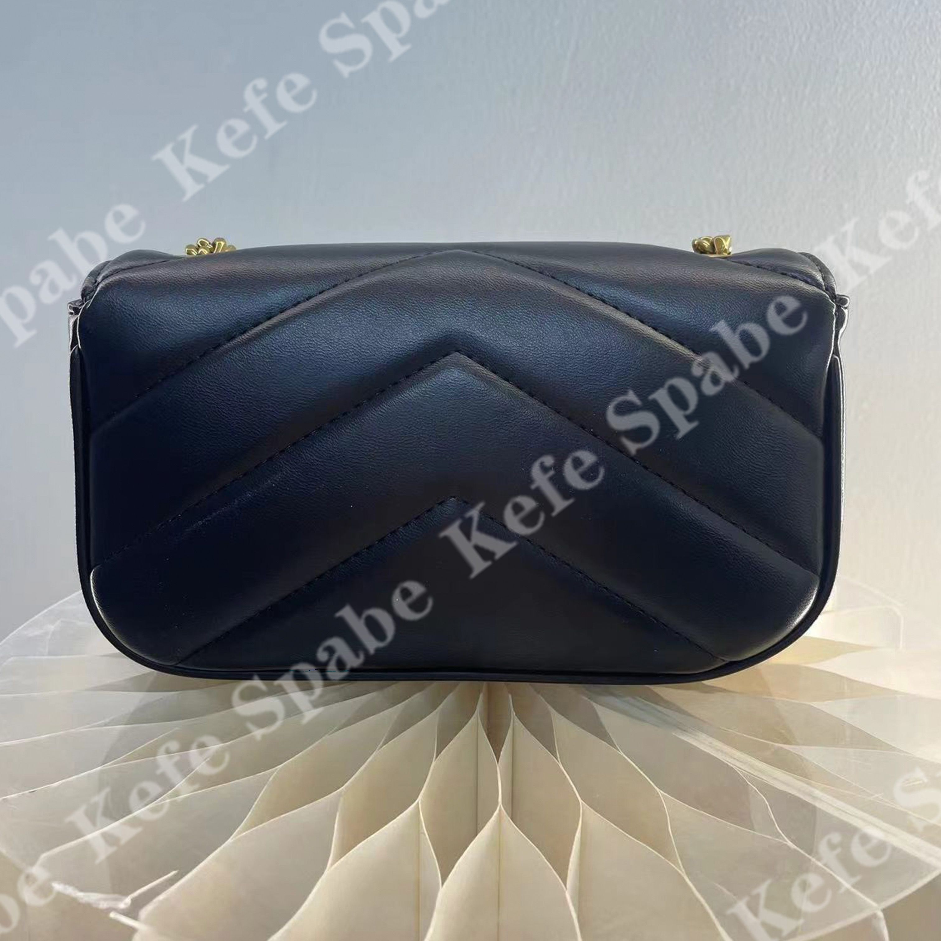 HM065 C25新款黑色迷你小方包单肩斜挎包-1