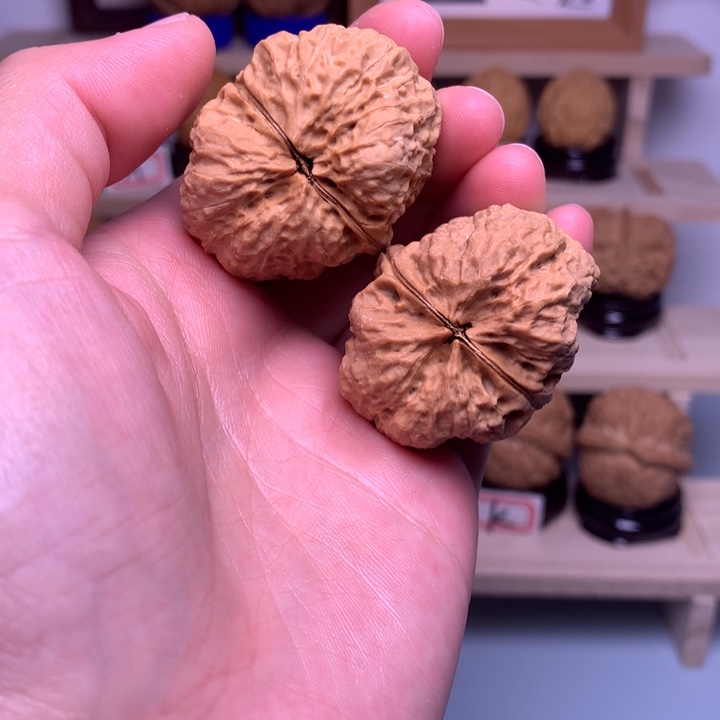 文玩核桃把件1高背蛤蟆38尺