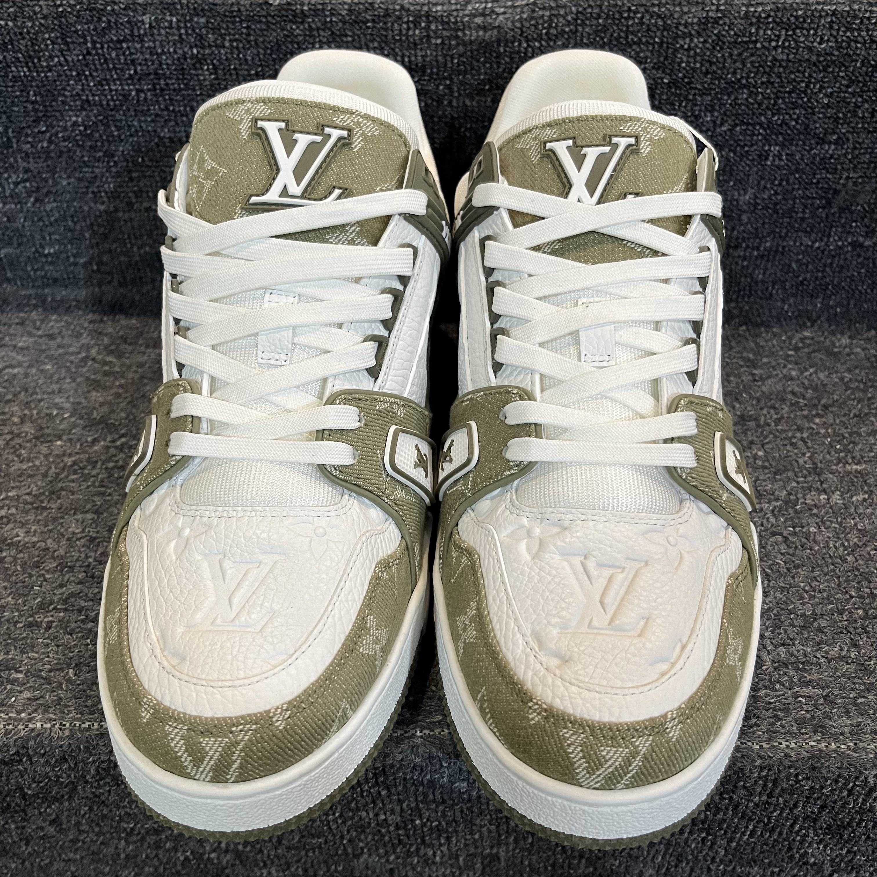 未使用 LouisVuitton/路易威登 【25年新款】抹茶绿牛仔老花trainer
