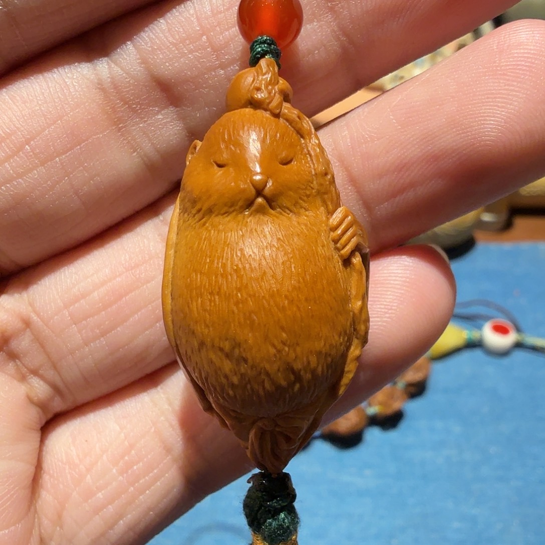 橄榄核手串/手链橄榄核雕刻鼠