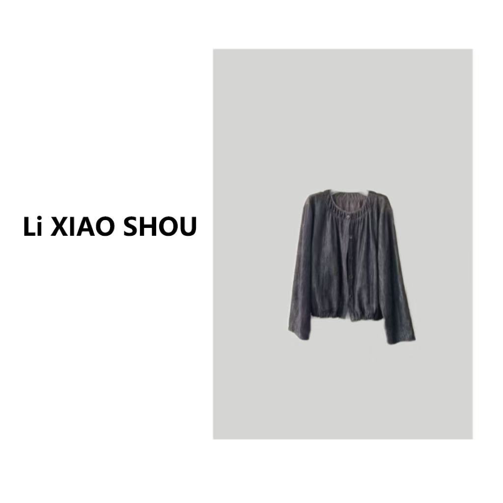 【李小瘦大码女装】新款休闲设计感上衣精致小众气质外套女1508D