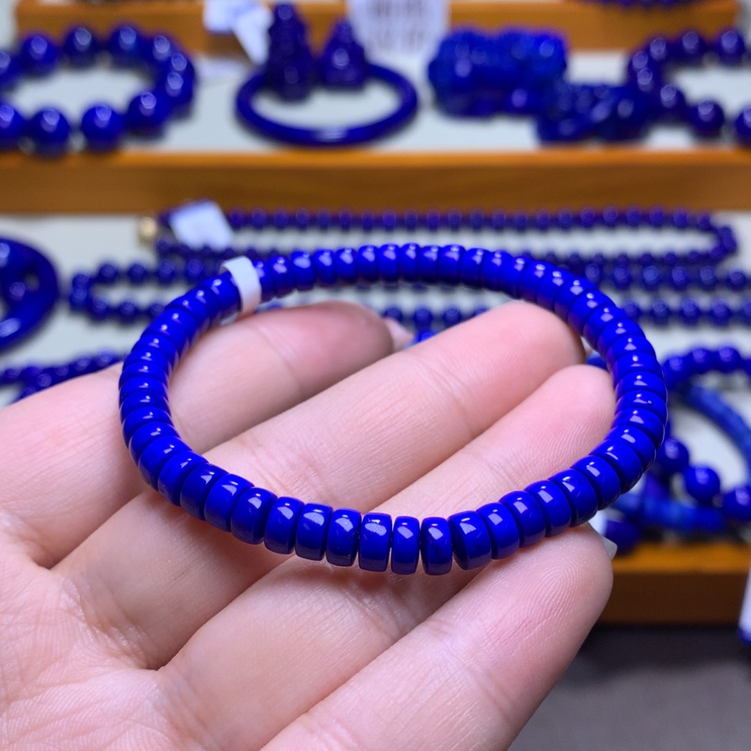 青金石手串未镶嵌6m