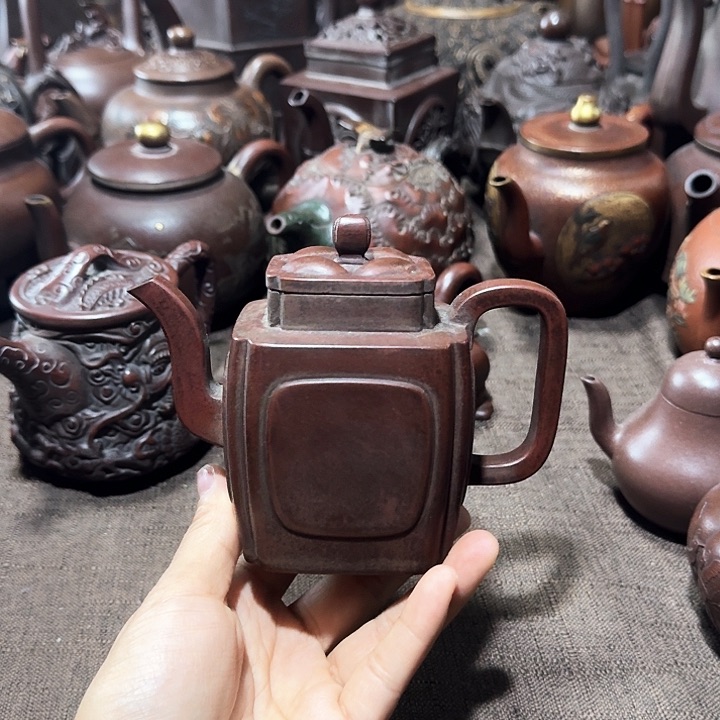 泥塑竹***?紫砂壶茶具壶