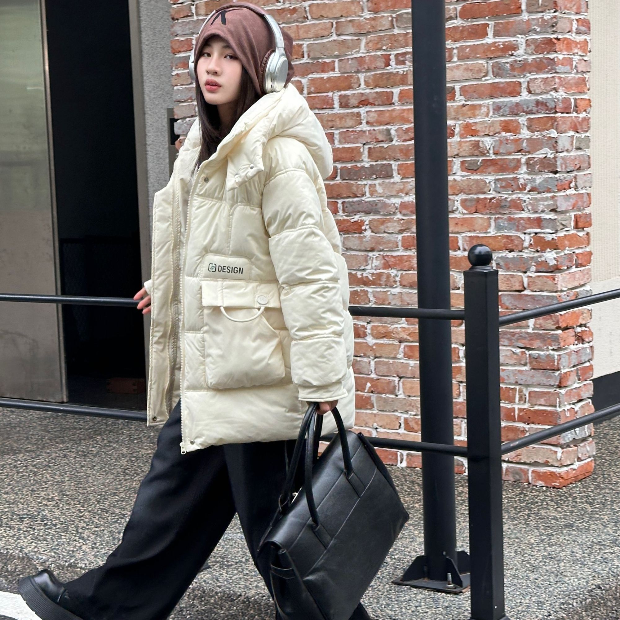 爱 2024 【X】12月19日 男童女童时尚米色保暖棉衣8669-