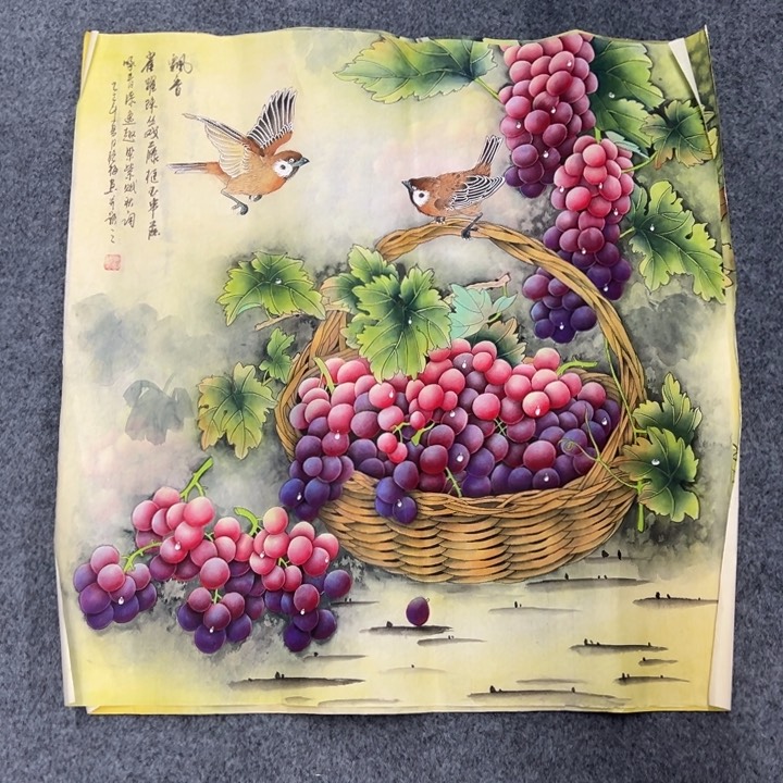 国画纯手绘作品欣赏图