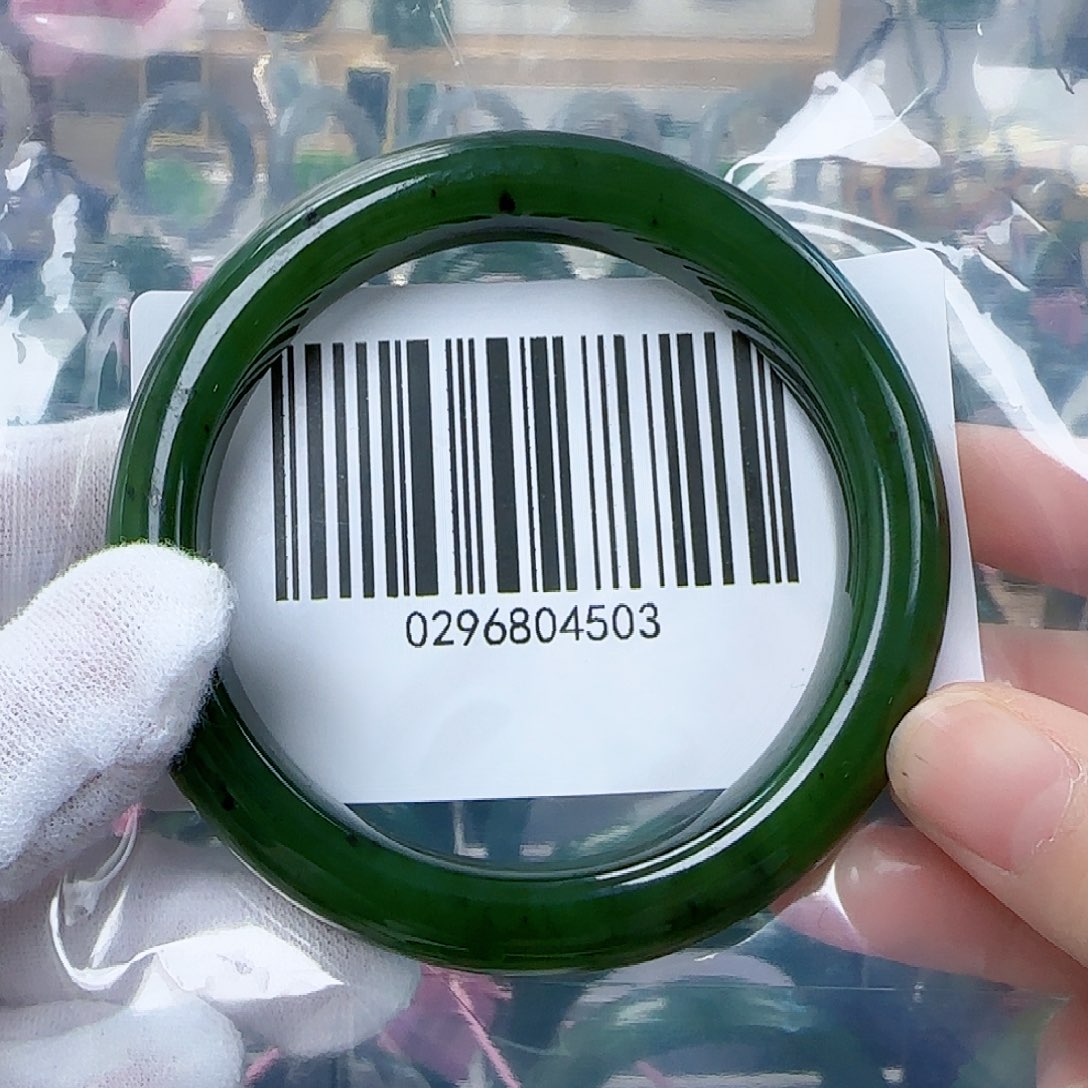 和田玉（碧玉）手镯未镶嵌5859