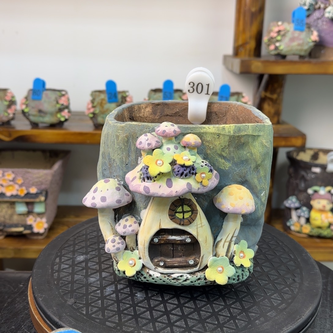 本默花器麦饭石麦饭石花盆