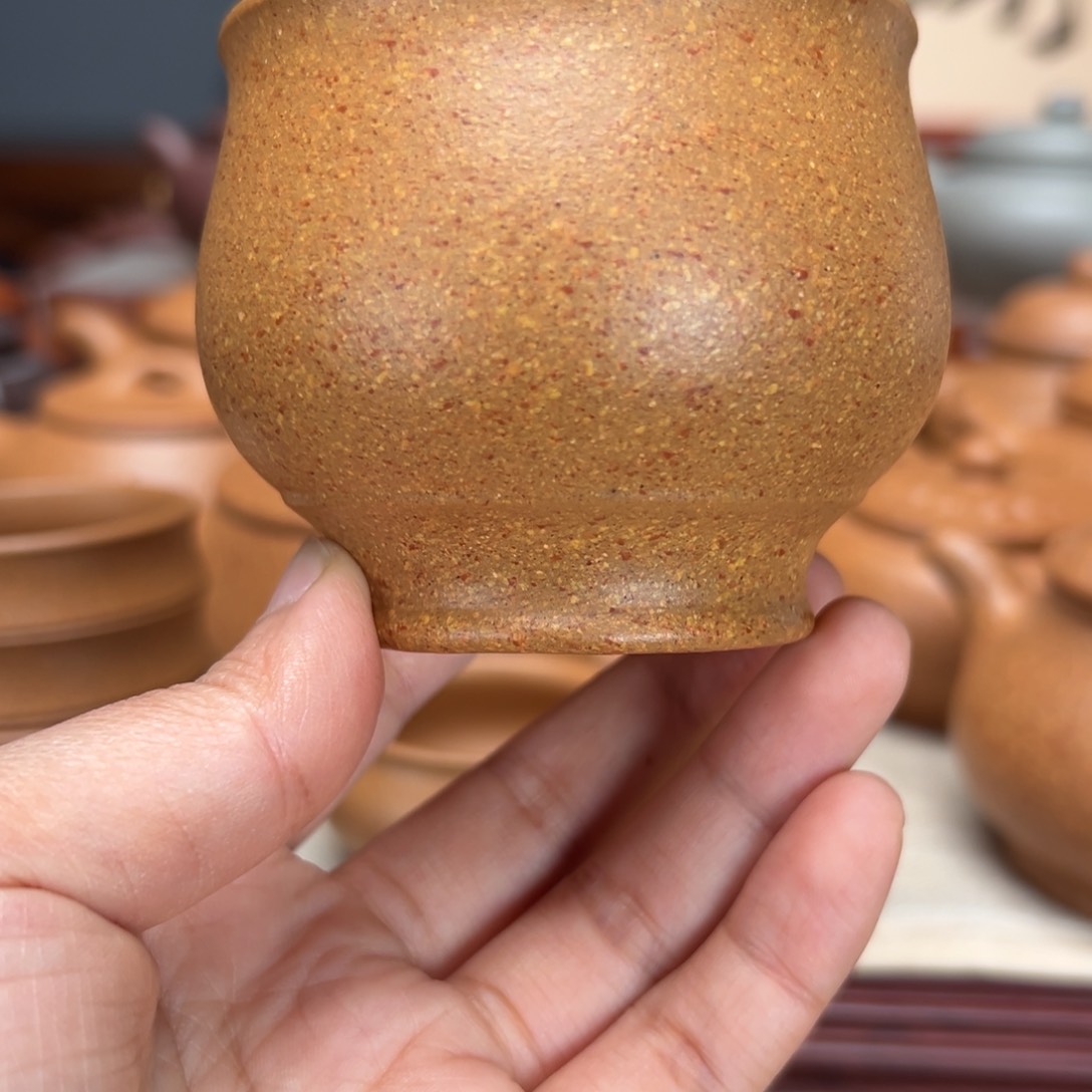 紫砂茶壶真*梨皮黄的150