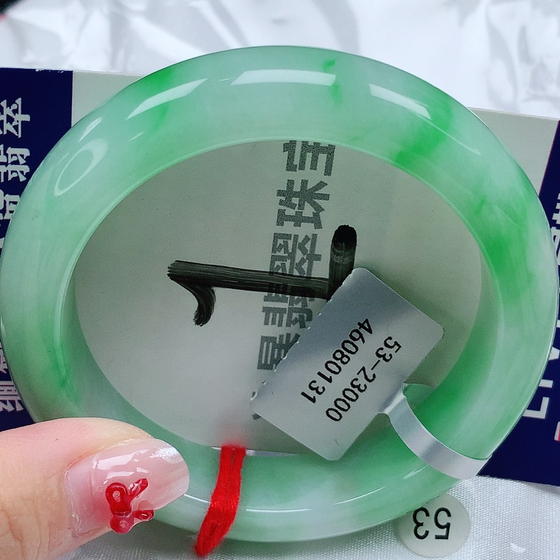 翡翠手镯未镶嵌天然缅甸a货翡翠
